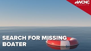 Crews search for missing boater on Lake Norman