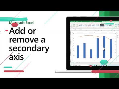 Add or remove a secondary axis in a chart in Excel  | Excel Short Clip | Tutorial