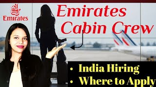 Emirates  Cabin Crew Vacancy in India 2024