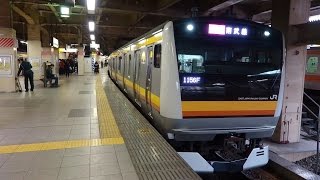 南武線E233系8000番台N17編成 川崎行き快速 立川駅