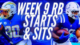 Week 9 RB Starts & Sits - 2021 Fantasy Football