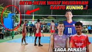 LAGA PANAS...! DETIK-DETIK WASIT KELUARKAN KARTU KUNING || JEBOR, BAYU Cs VS ILHAM, SUTAR Cs