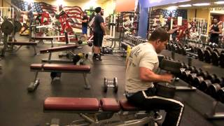 Ryanodine Ritucci Dumbbell bench the 120s