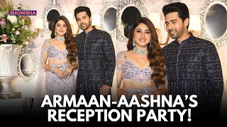 Newlyweds Armaan Malik \u0026 Aashna Shroff Look Regal, Madly In Love At Their Grand Wedding Party; WATCH