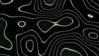 Abstract Black and White Neon wave pattern| Height Map Footage | 2 hours 4k Background