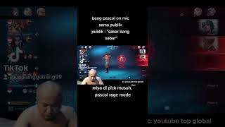 Momen lawak pascol miya di pick temen #mobilegendsindonesia #jonathangaming #ouragaming #pascol