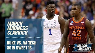 Duke v. Virginia Tech: 2019 March Madness classic (FULL GAME)