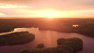 Enäjärvi Aerial | Southern Finland Lake Enäjärvi