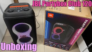 JBL Partybox Club 120 kicsomagolás és bemutató