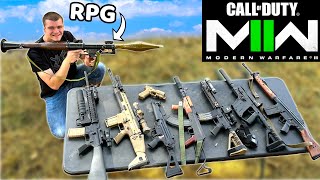 Call of Duty Modern Warfare 2 Guns in Real Life!
