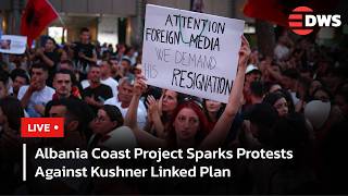 LIVE: Massive Protests in Albania Over Controversial Luxury Resort Plan | DWS News | AC14