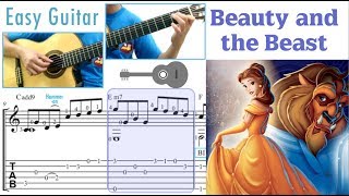 Beauty and the Beast (Easy Guitar) [Notation + TAB]