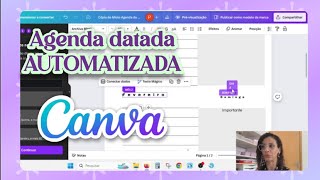 COMO FAZER AGENDA DATADA COM PÁGINAS AUTOMATIZADAS NO CANVA