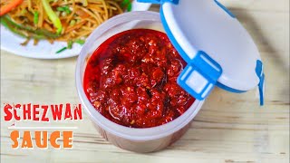 बार बार बनाने का दिल करेगा मार्किट जैसा Schejwan Sauce | Homemade Schezwan Sauce