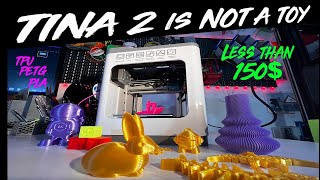 This 100$ Printer is NOT A TOY // Weedo TINA 2 Printing PLA, TPU & PETG like a PRO
