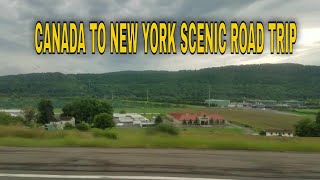 Canada to New York scenic road trip #scenicdrive #usateluguvlogs #travelvlog #beautiful