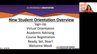 Tiger Talk: Orientation & Advising Overview 2022