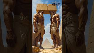 Witness the Power of Ancient Giants Constructing the Pyramids #AncientGiants #GiantsOfEgypt