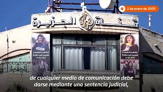 Activista palestino califica de ‘apresurada’ la decisión de prohibir Al Jazeera | #Reuters