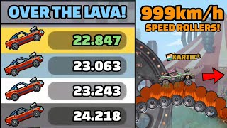 SPEED ROLLERS ARE CRAZY!! 🤯 IN COMMUNITY SHOWCASE - Hill Climb Racing 2