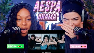 aespa 에스파 'Drama' MV reaction