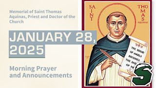 January 28, 2025 Morning Prayer/Announcements