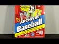 2019 Topps Archives Baseball Hobby Box Break!