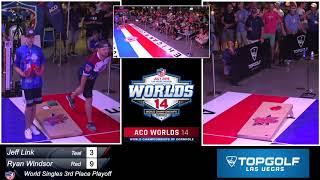 THE GREATEST!  WC14 American Cornhole Singles Championship - Matt Guy vs. Matt Stout