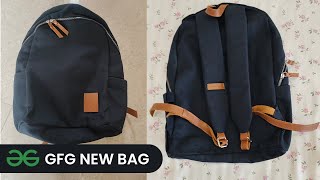 🔥 Geeks For Geeks New Backpack Unboxing | New GFG Deutsche Bank Bag Unboxing | GFG New Bag Unboxing