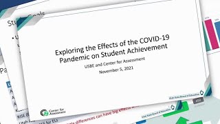 Utah students' test scores decline during COVID-19 pandemic