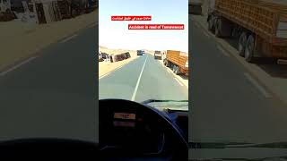 حادث مرور في طريق تمنراست \u0026 accident in road of Tamanrasset