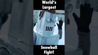 World's Largest (and most epic) Snowball Fight!