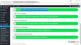WP GDPR Fix Demo