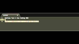 Sublimte Text 2 Zen Coding BUG