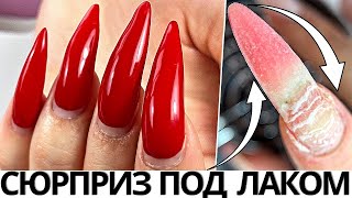 Сюрприз под гель лаком 😵 Маникюр и идеи дизайна ногтей 2022