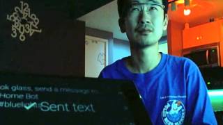 Using Google Glass and IFTTT to control my Philips Hue lights