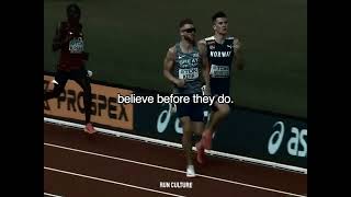"Belief is the first step to victory."