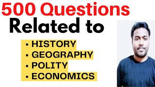 500 Questions Related to History Geography Polity Economics for All Odisha Exams LTR OSSC OSSSC BED