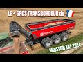 🤠 Le + GROS TRANSBORDEUR (71m3) de 🇫🇷 conduit par CÉCILE et son 8R + X9 +S785 : MOISSON 2024 XXL 😱