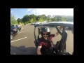 test drive the arcimoto srk gopro from front and back seat. visual demo electric vehicle review