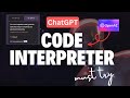 Code Interpreter 🔥 ChatGPT In Next Level | GPT4