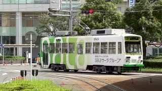 豊橋鉄道 東田本線(市内線)を走る路面電車 モ3500形 モ780形 豊橋 駅前電停