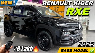 2025 Renault Kiger Base Model RXE ✅ | Kiger Base Model with Updated Warranty, Features \u0026 Price 🔥