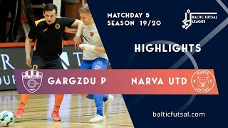 Gargzdu Pramogos - Narva United 3:5. Matchday 5. Highlights