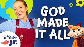 God Made It All 🌎 | Learn Kids Christian Songs 🌼 God's Greenhouse 🌼