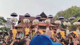 Thrissur Pooram 2024-Kudamattam-Thiruvambadi and Paramekkavu-[Credits: Shani]