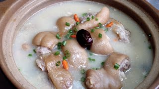 為什麼廣東人煲的豬蹄湯那麼好喝？原來有技巧，不放味精也能很鮮甜！