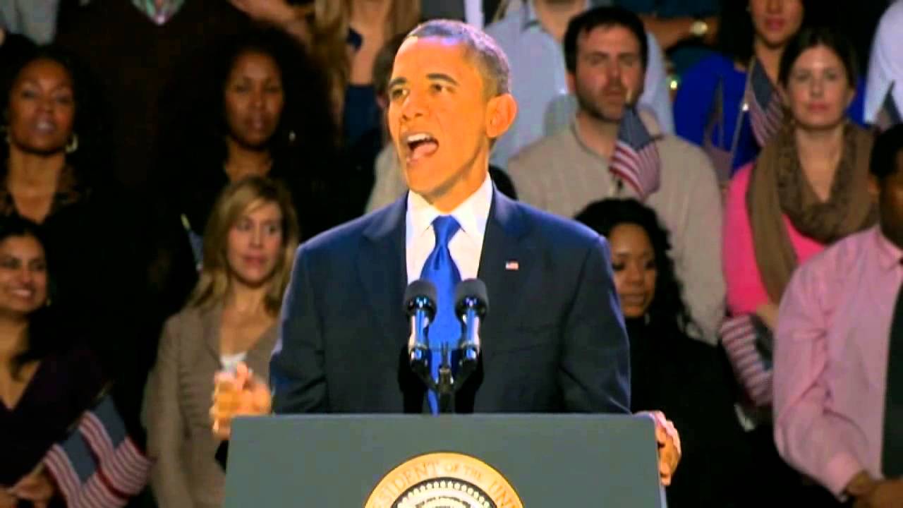 US Election: President Barack Obama's Victory Speech Highlights - YouTube