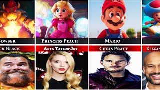 The Super Mario Bros. Movie Characters And Their Voice Actors