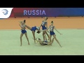 Russia - 2018 Rhythmic European bronze medallists, 5 hoops